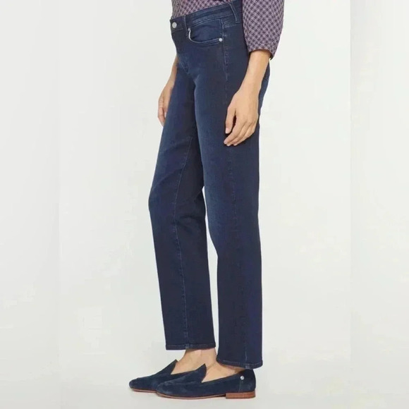 NYDJ Denim - NYDJ Women's Straight Leg Jeans - Navy